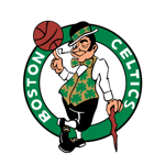Boston Celtics logo for Larry Bird debate card