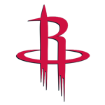 Houston Rockets logo for Hakeem Olajuwon debate card